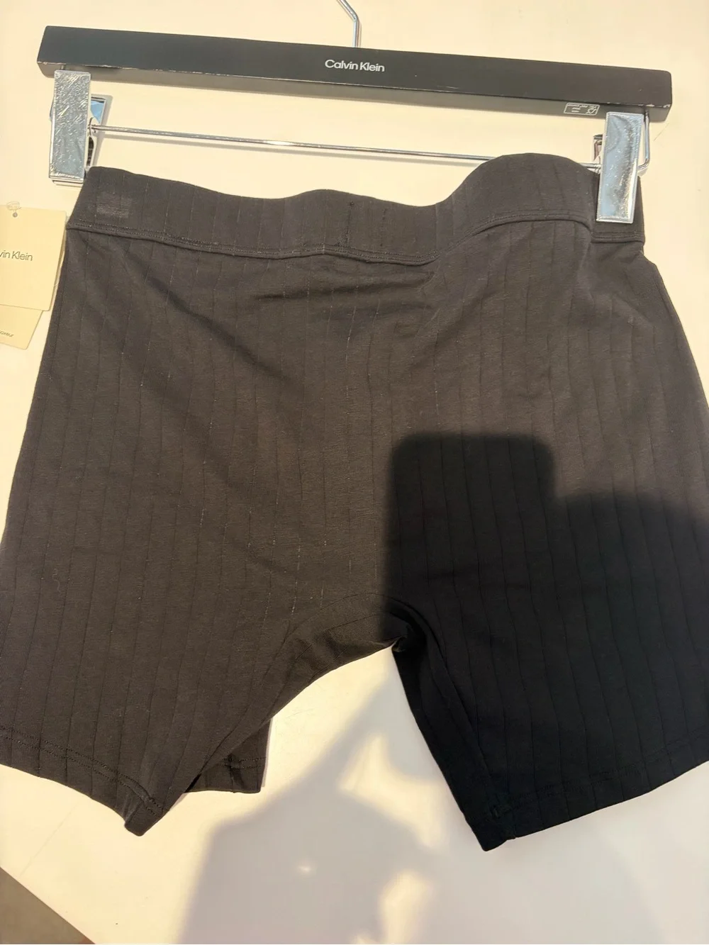 Calvin Klein Plaid Stretch Boxer Briefs with Logo Waistband new
